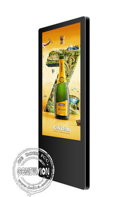 شاشة الإعلانات المثبتة على الحائط Android 9.0 24 &quot;Super Slim Elevator Advertising
