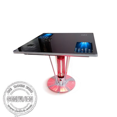 FCC Smart 15.6&quot; 21.5&quot; Touch Screen Coffee Table With Wireless Charging